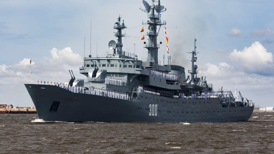 Các tàu thuộc Hạm đội Biển Baltic của Nga bắt đầu cập cảng La Habana của Cuba